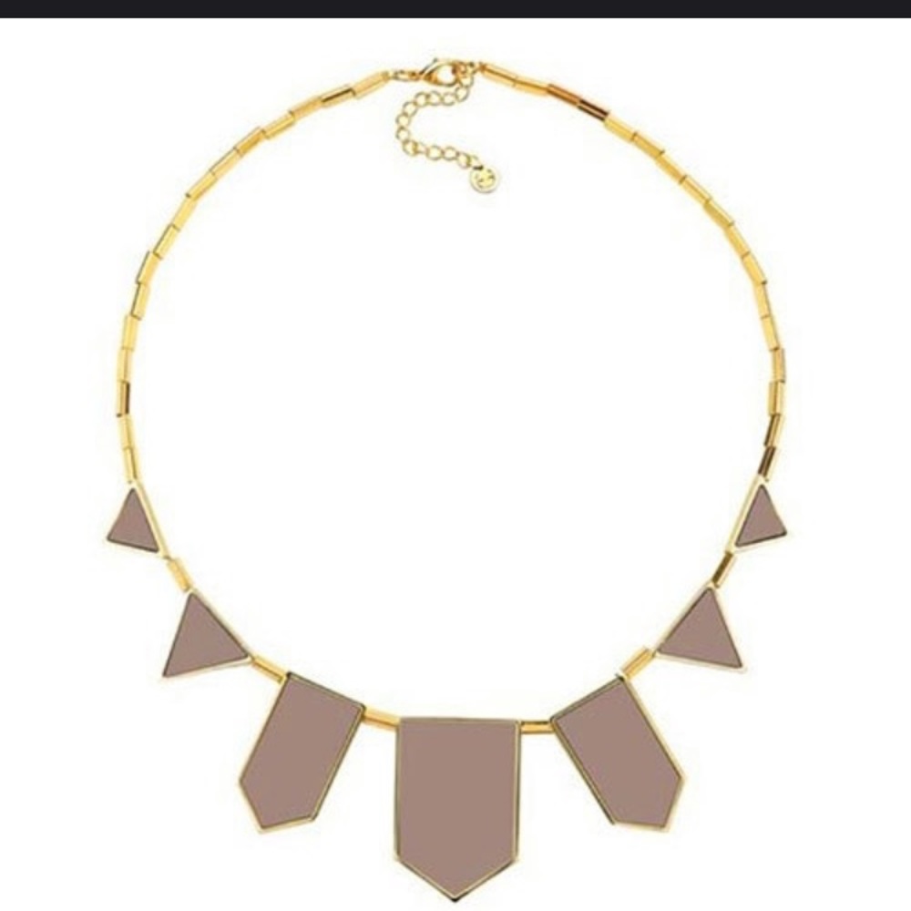 HOUSE OF HARLOW CLASSIC LEATHER STATION NECKLACE